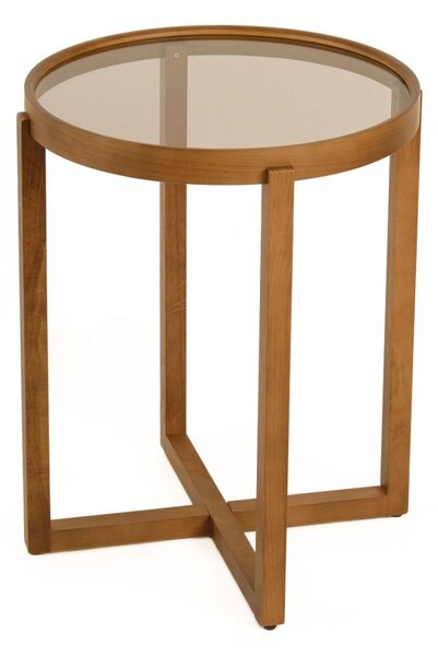 Hanah Home Fészekasztal (3 részes) Walnut Milas 3 - diófa hatású dió