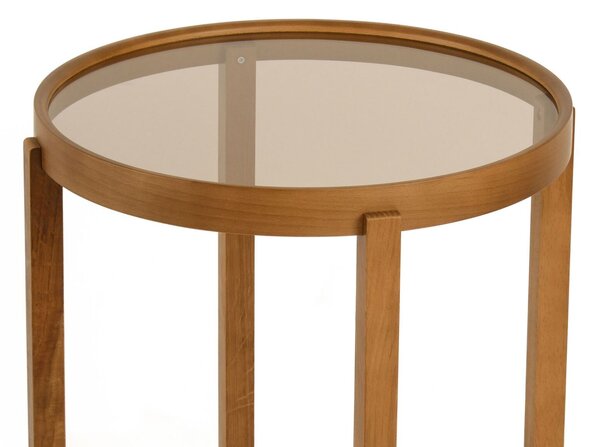 Hanah Home Fészekasztal (3 részes) Walnut Milas 3 - diófa hatású dió