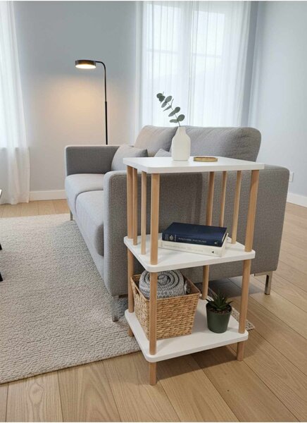 Hanah Home Lerakóasztal fehér Pk257 - Fehér