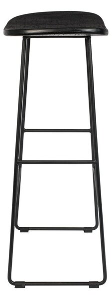Fekete teakfa bárszék (ülésmagasság 76 cm) Tangle – White Label