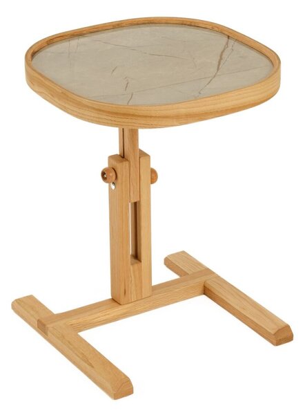 Hanah Home Lerakóasztal Oak Grey Marble Opus Kare 42 - tölgy, szürke márvány