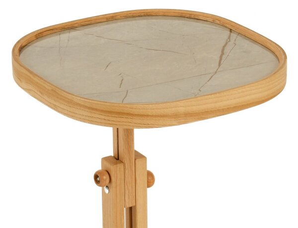 Hanah Home Lerakóasztal Oak Grey Marble Opus Kare 42 - tölgy, szürke márvány