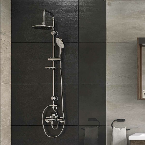 L'essential Maison Zuhany szett Króm HCSH640