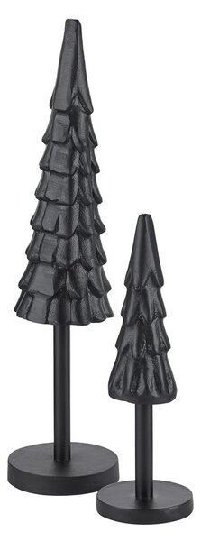 X-MAS fém dekoráció, fenyőfa, 25 cm