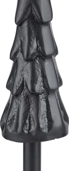 X-MAS fém dekoráció, fenyőfa, 25 cm