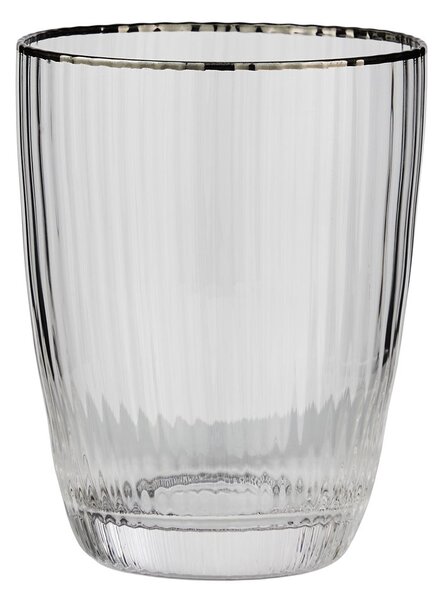 CHELSEA vizes pohár ezüst szegéllyel, 300 ml