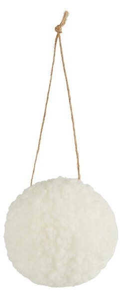 HANG ON plüss karácsonyfadísz, Ø8cm