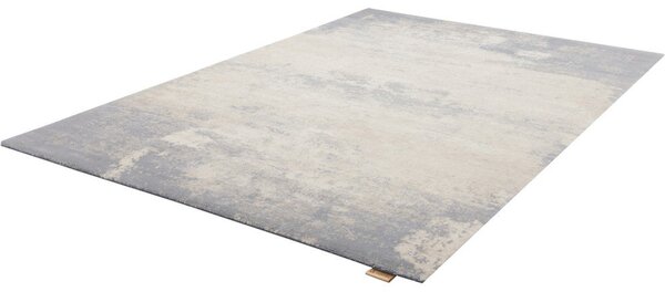 Szürke-krémszínű gyapjú szőnyeg 120x180 cm Bran – Agnella