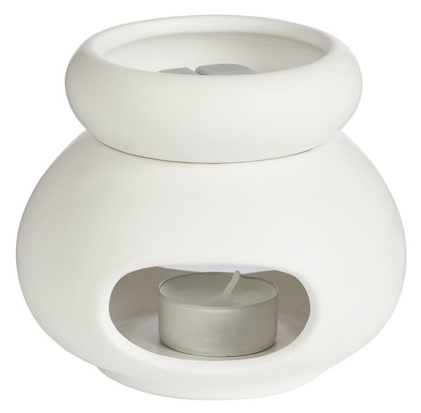 AMBIANCE porcelán aromalámpa, fehér