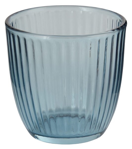 LINEE üveg pohár 290ml, kék