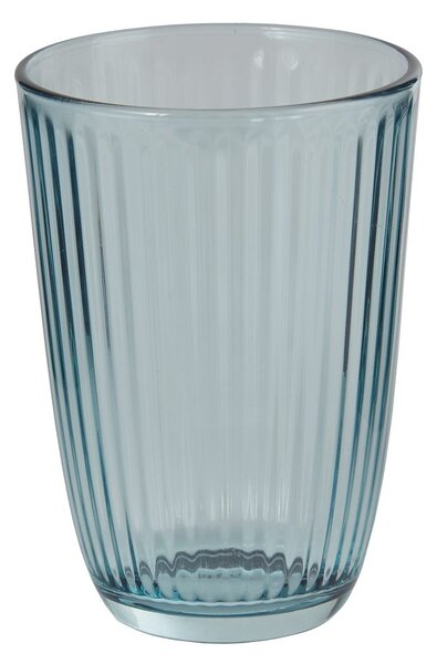 LINEE üveg pohár 390ml, kék