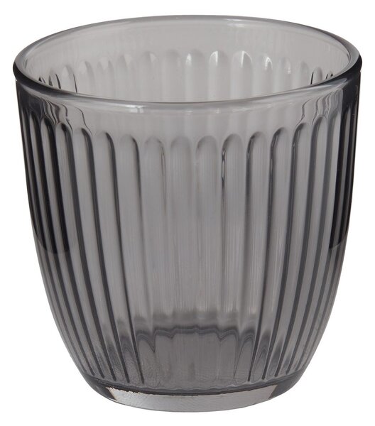 LINEE üveg pohár 290ml, szürke