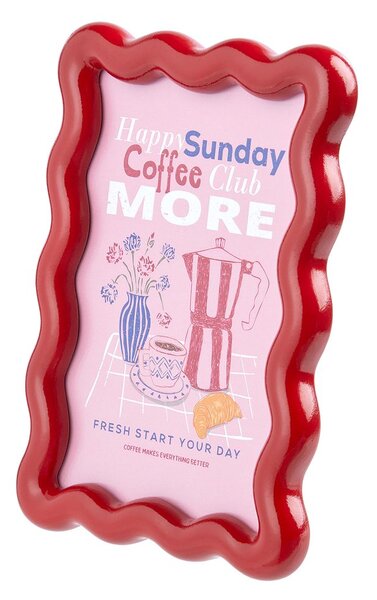 HAPPY WALLS képkeret 10x15cm, piros