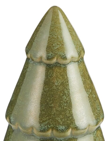 X-MAS kerámia fenyőfa 12cm, világoszöld