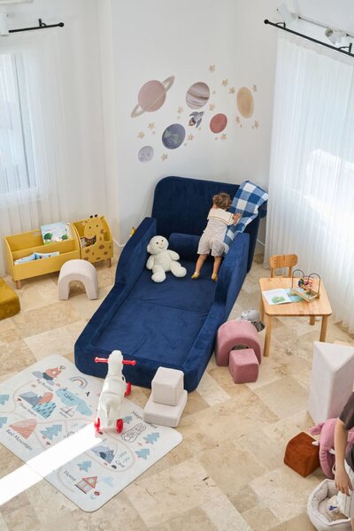 Atelier Del Sofa Funbed Gyermekágy Egyszemélyes - Sötétkék