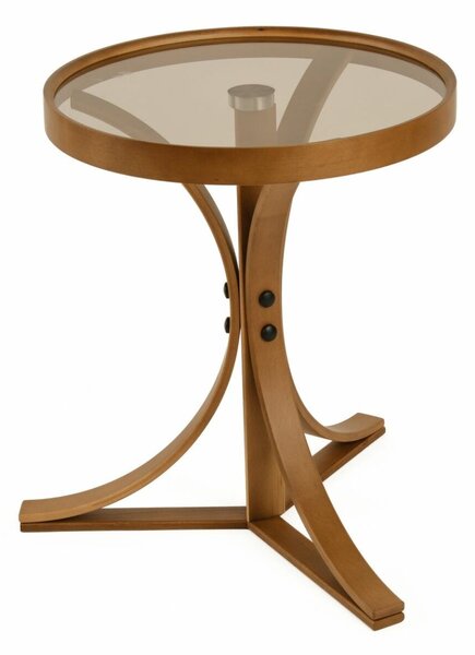 Hanah Home Nesting Table (2 Pieces) Walnut Lyon 2 - Walnut