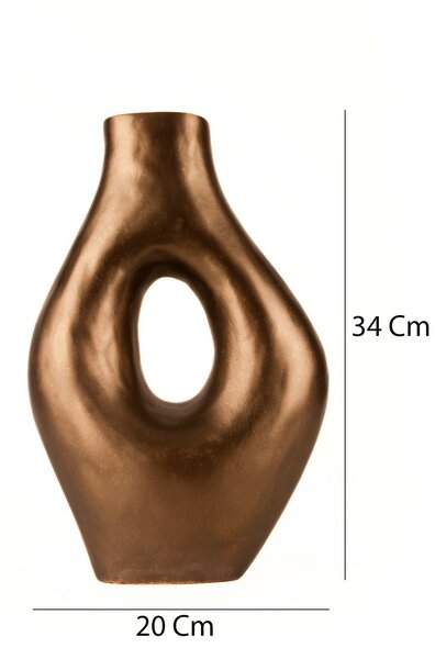 Aberto Design Dekoratív kaspó Barna BK003