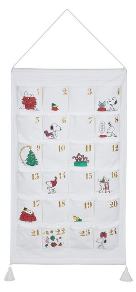 SANTA IS COMING adventi naptár 123 x 71 cm, Snoopy