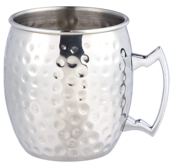 MOSCOW MULE koktél-bögre kalapált 470ml, ezüst