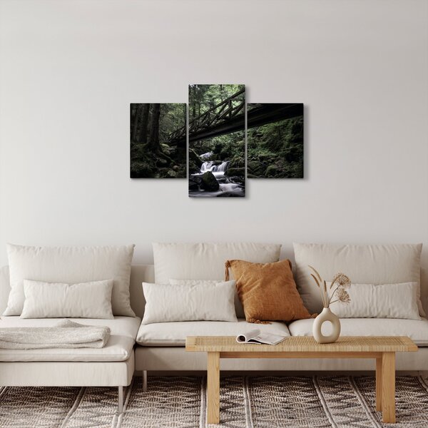 Fekete erdő képe (90x60 cm)