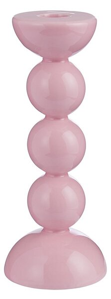 HOLY MOLY kerámia gyertyatartó 20 cm ,rózsaszín