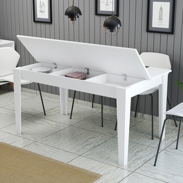 Hanah Home Milan 519 Étkezőasztal - Fehér