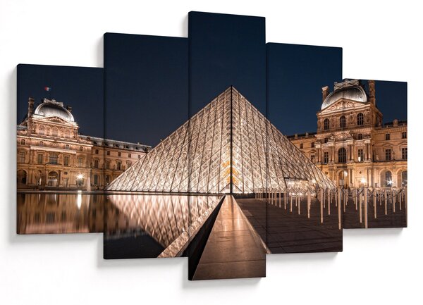 Kép - Louvre éjjel (150x105 cm)