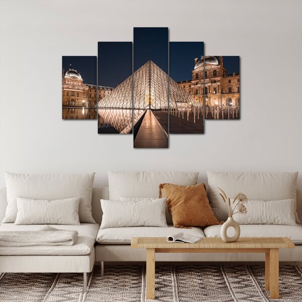 Kép - Louvre éjjel (150x105 cm)