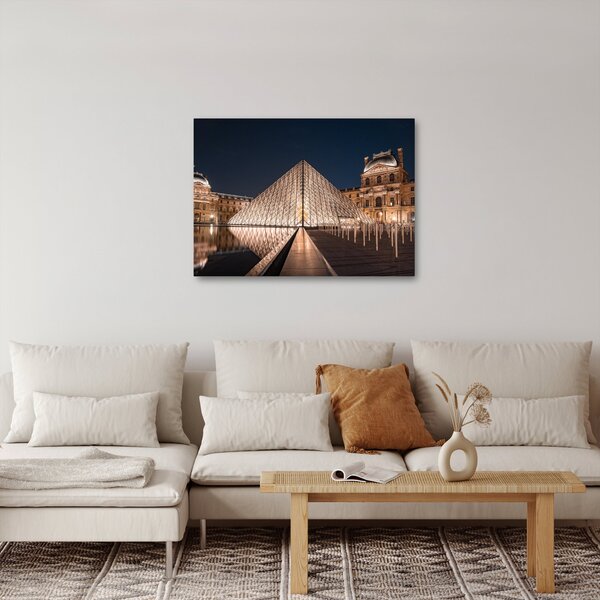 Kép - Louvre éjjel (70x50 cm)