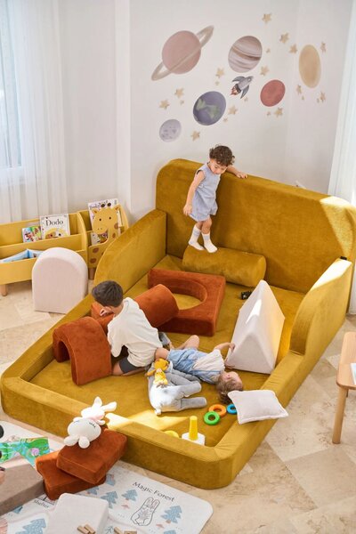 Atelier Del Sofa Funbed Double 115 gyermekágy - Mustársárga