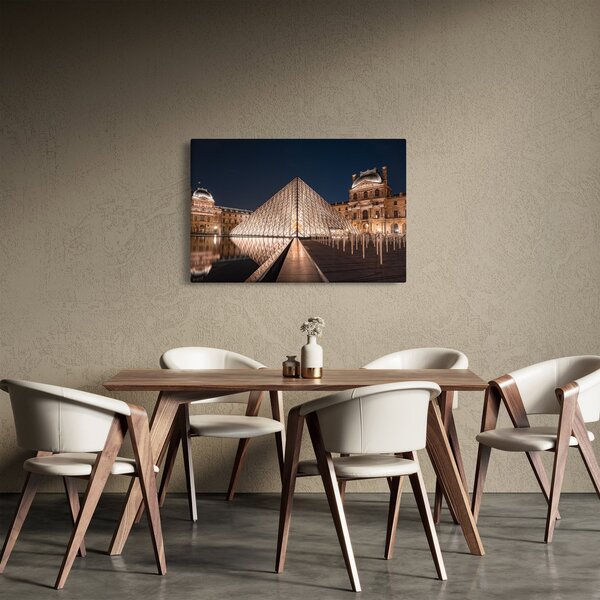 Kép - Louvre éjjel (90x60 cm)