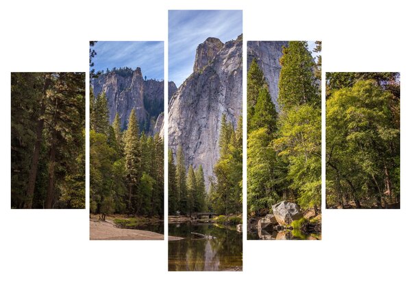 Kép - A Yosemite szikla alatt (150x105 cm)