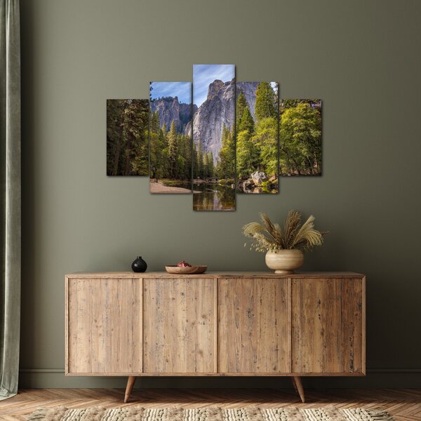 Kép - A Yosemite szikla alatt (150x105 cm)