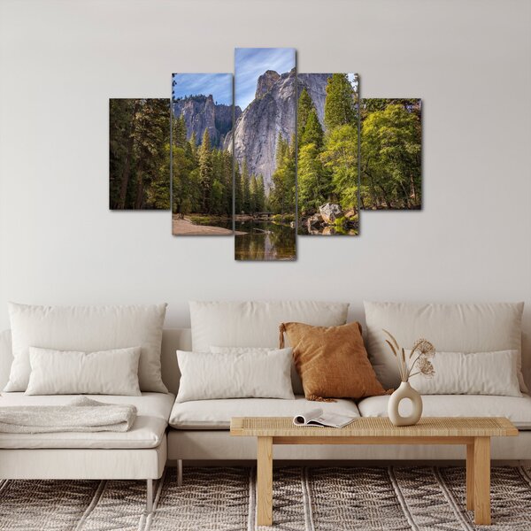 Kép - A Yosemite szikla alatt (150x105 cm)