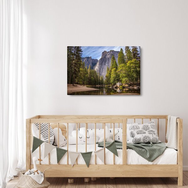 Kép - A Yosemite szikla alatt (90x60 cm)