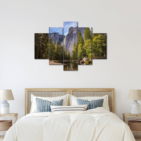 Kép - A Yosemite szikla alatt (150x105 cm)