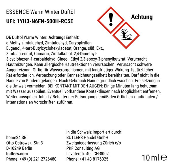 ESSENCE illóolaj Warm Winter 10ml