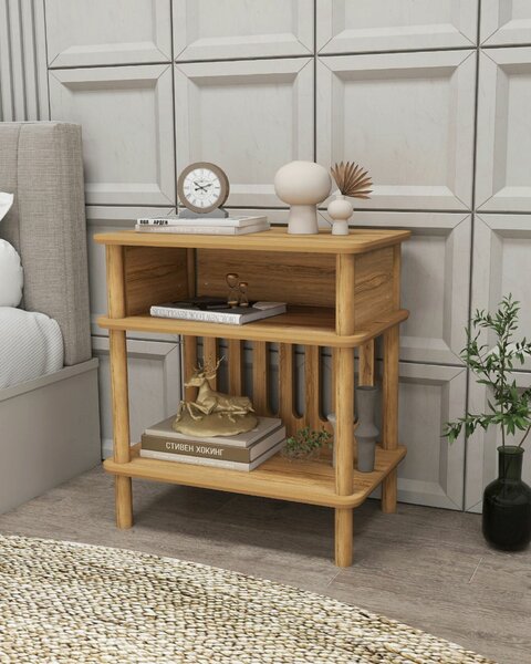 Hanah Home Side Table Oak Bella