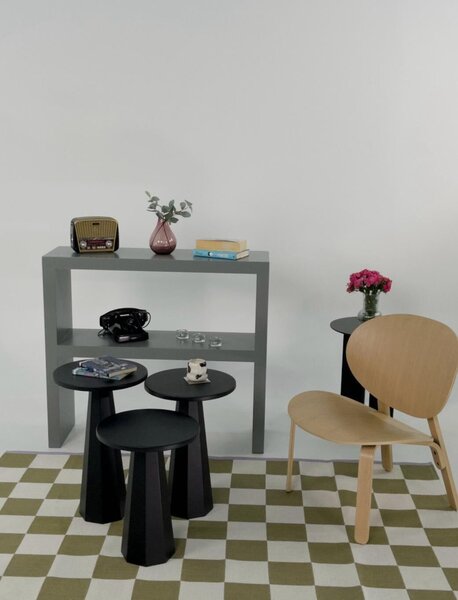 Hanah Home Lilyum fekete lerakóasztal szett (57 + 52 + 47) - Fekete