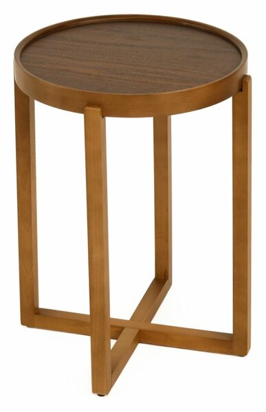 Hanah Home Fészekasztal (3 darab) Walnut Milas 3 - Walnut v2