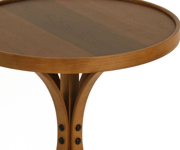Hanah Home Side Table Walnut Hilton 60 - Walnut v2