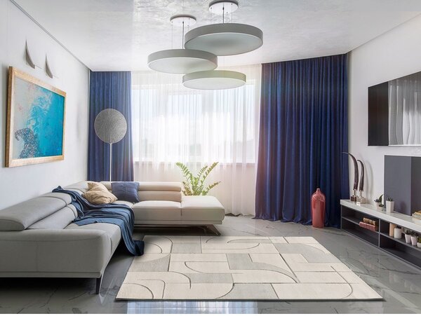 Krémszínű szőnyeg 120x170 cm Lena – Universal