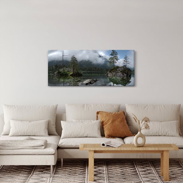 Fák a tóban képe (120x50 cm)
