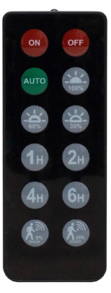 HOME FLP1800SOLAR napelemes LED reflektor, 112 db SMD LED, 1800lm, mozgásérzékelő, IP65 védettség, szolárpanel, távirányítható