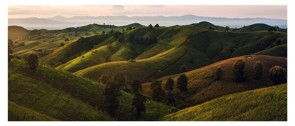 Kép - Kilátás a thai hegyekre (120x50 cm)