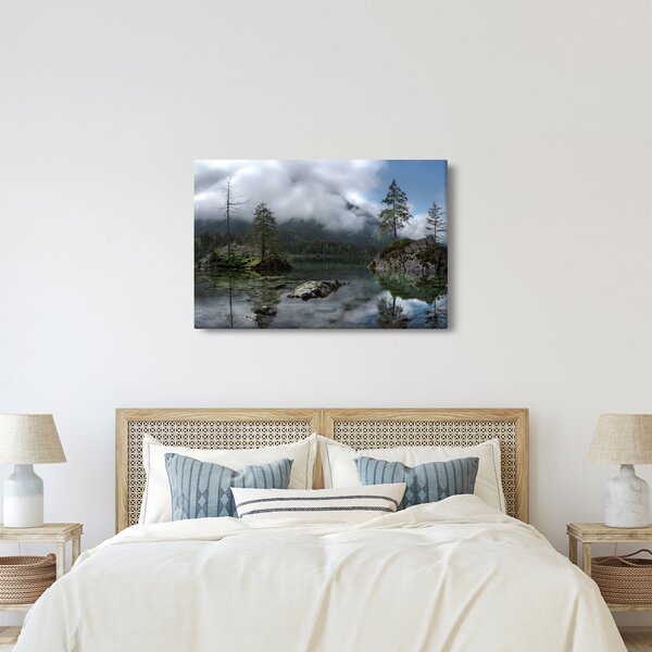 Fák a tóban képe (90x60 cm)