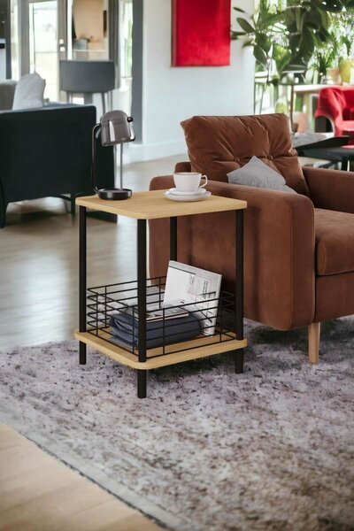 Hanah Home Side Table Sapphire Oak Hsck-02