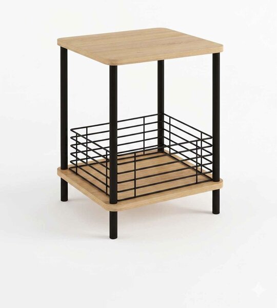 Hanah Home Side Table Sapphire Oak Hsck-02