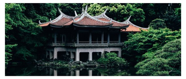 A japán nemzeti kert képe (120x50 cm)