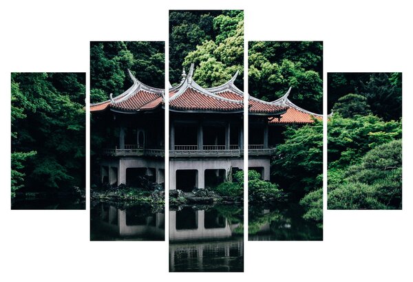 A japán nemzeti kert képe (150x105 cm)